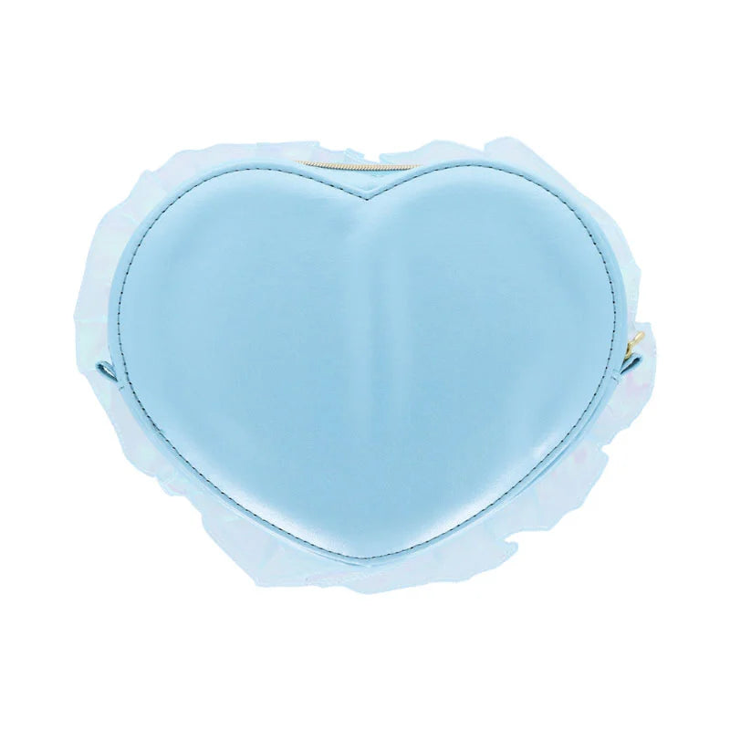 Sanrio Heart-shaped clear pouch (ballet core)