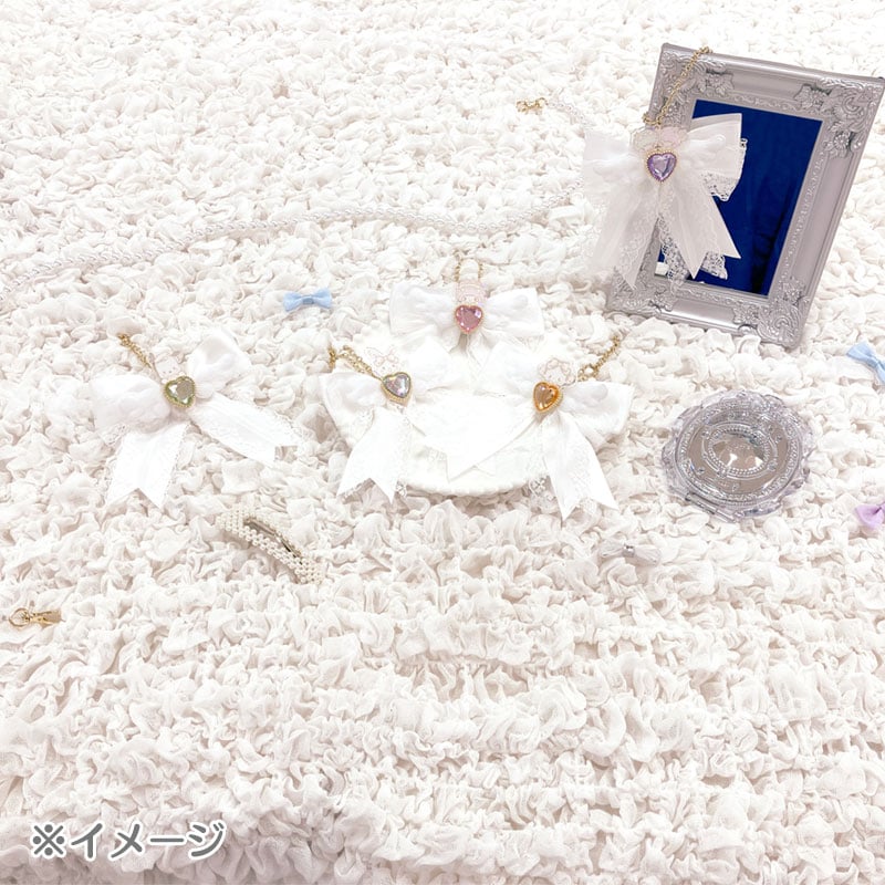 Sanrio Characters Ribbon Charm Blind Box (Enjoy Idol Pure White Angel)