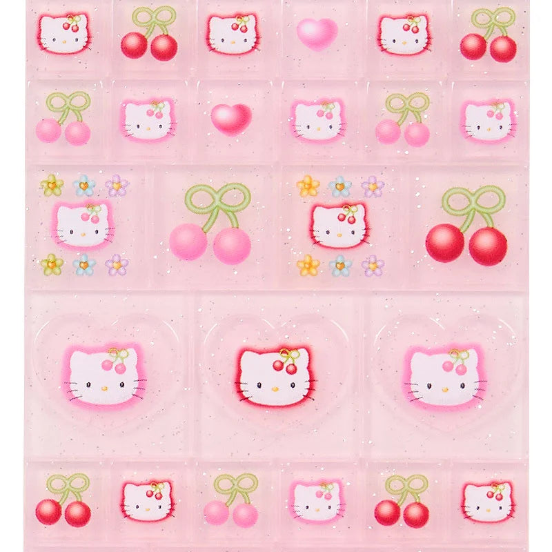 Sanrio Hello Kitty  90s tile seal (cherry)