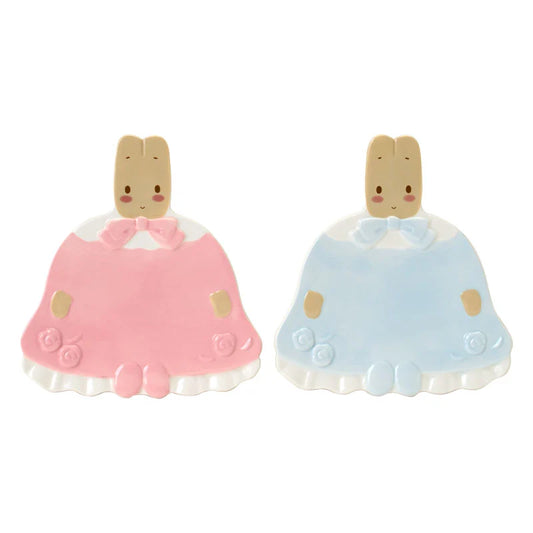Sanrio Marroncream Character-shaped plate set (Marroncream Fashion Show)