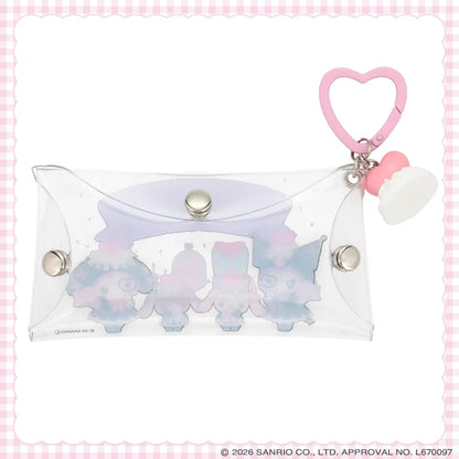 Sanrio multi-pouch with whipped cream charm (Dreamy Sweet Ghost House)