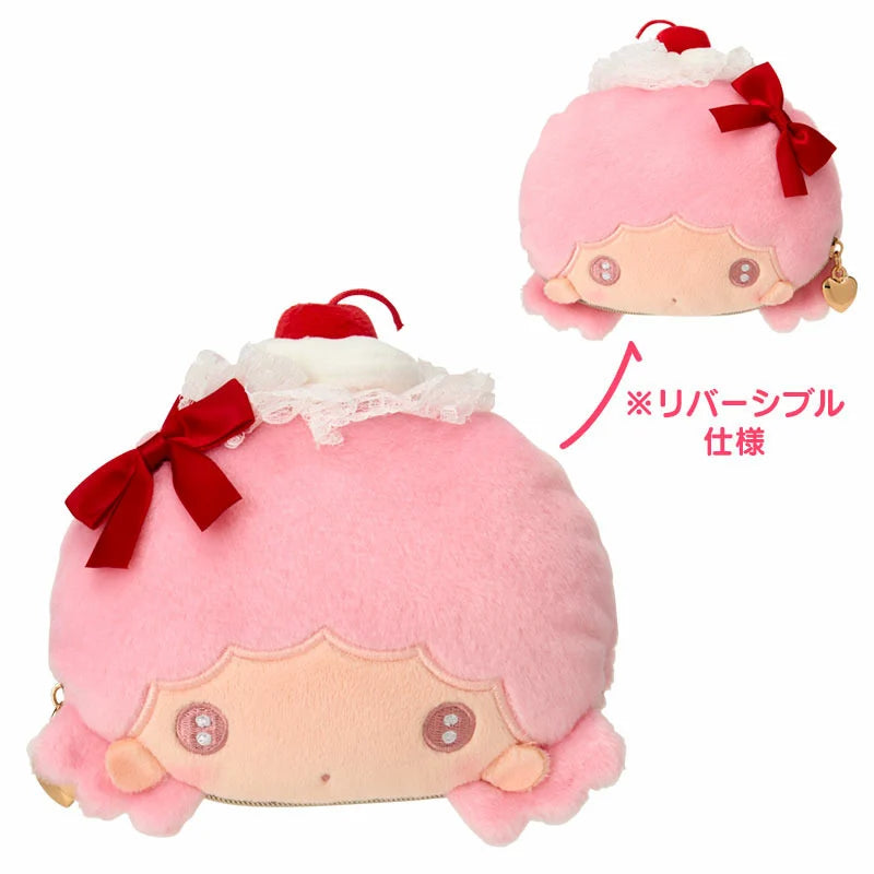 Sanrio Little Twin Stars Character-shaped pouch (whipped cherry)