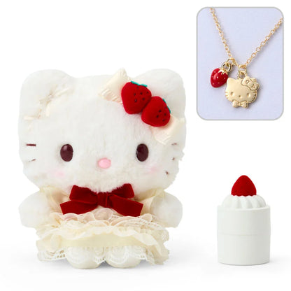 Sanrio Stuffed toy & necklace (shortcake)