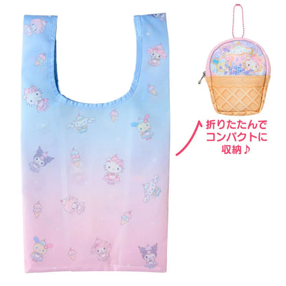 Sanrio Eco bag with Case (Dreamy Ice Parlour)