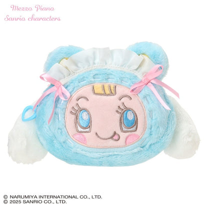 Mezzo piano x Sanrio Characters Face-shaped Pouch