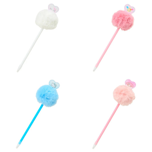 Sanrio Ballpoint pen with fur (ballet core)