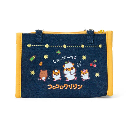 Sanrio Korokorokuririn Denim pouch (Munekyun Heisei Girls' Items)