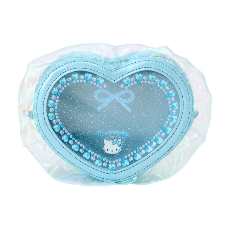 Sanrio Heart-shaped clear pouch (ballet core)