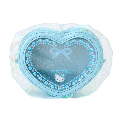 Sanrio Heart-shaped clear pouch (ballet core)