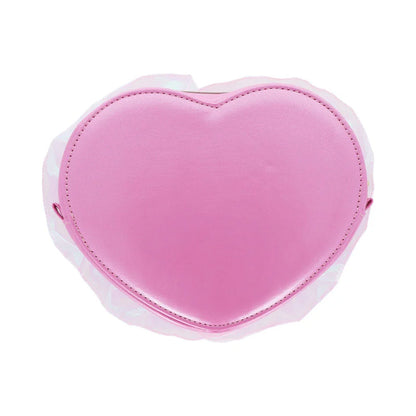 Sanrio Heart-shaped clear pouch (ballet core)