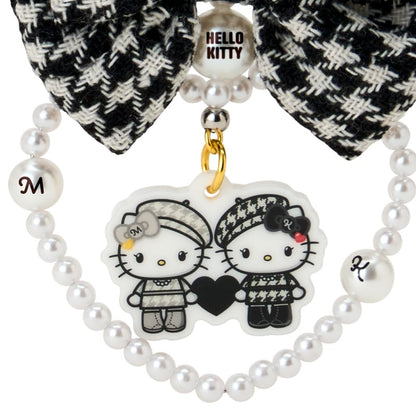 Sanrio Hello Kitty Keychain (monochrome girly twin coordinate)