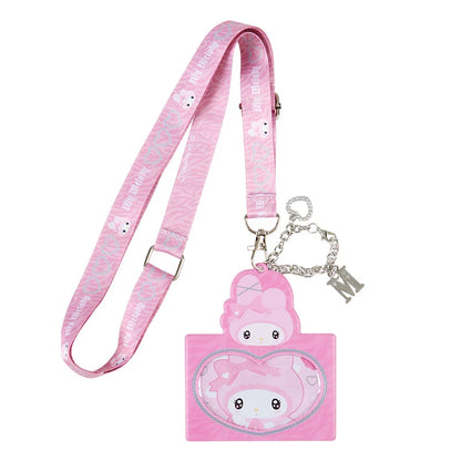 Sanrio Card case with neck strap (twin idol)