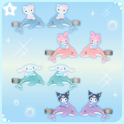 Sanrio Bangs clip (Shiny Dolphin)