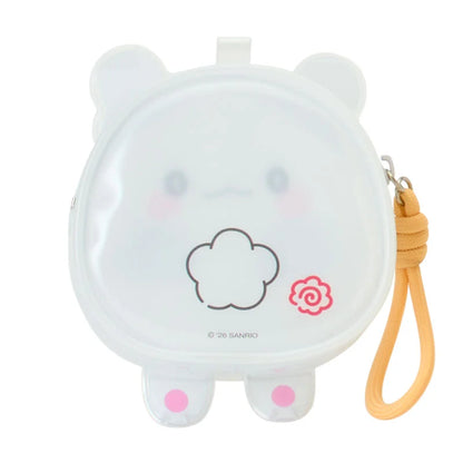 Sanrio Hanamaruobake Set of 2 clear pouches (with friends)