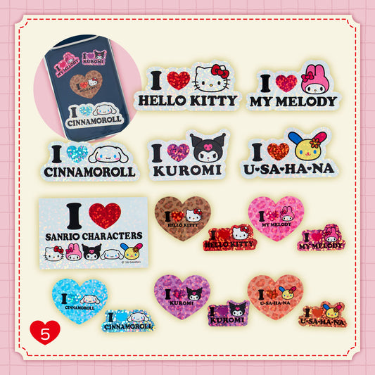Sanrio Sticker Set (I ♡ SANRIO CHARACTERS)