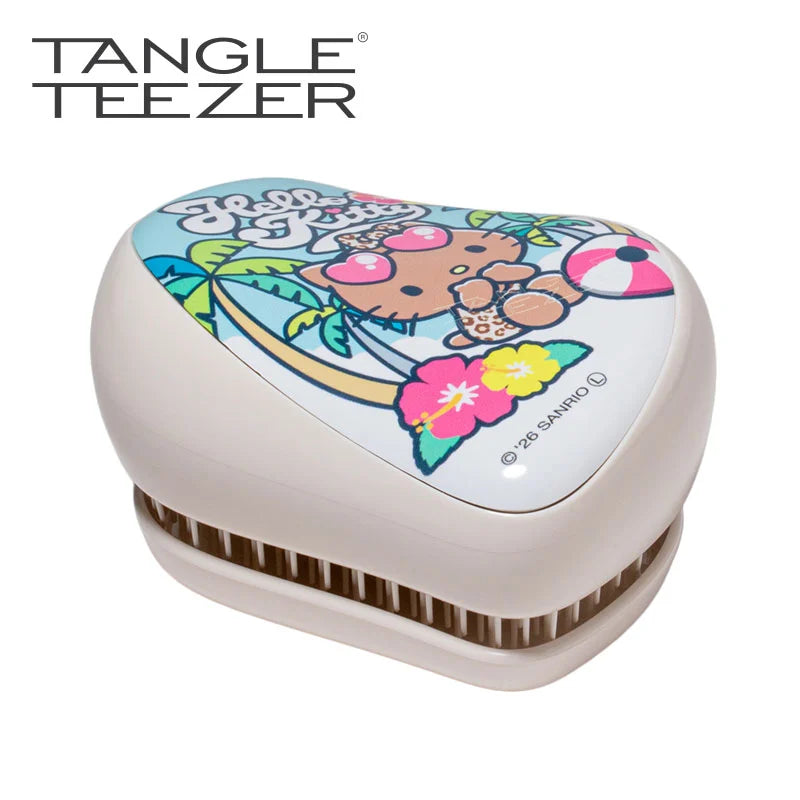 Sanrio Tanned Hello Kitty x TANGLE TEEZER Hair Care Brush Compact Styler