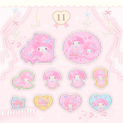 Sanrio My Sweet Piano Sticker Set (Piano’s Dressed Up Piano Recital)