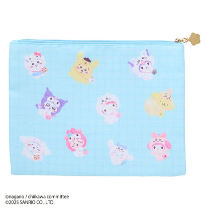 Sanrio Characters Chiikawa Flat Pouch Set of 2