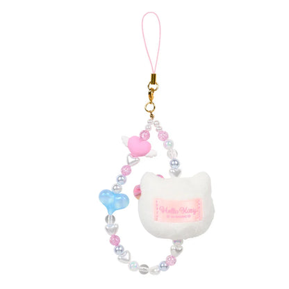 Sanrio Hello Kitty Face Mascot Strap Rainbow