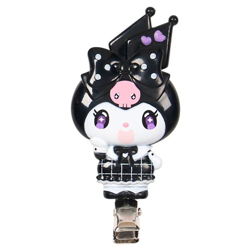 Sanrio Kurom Bangs clip  (Black Kuromi Mode)