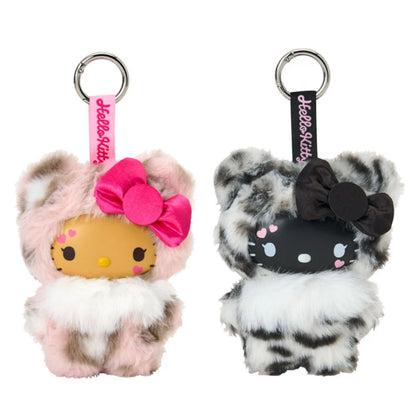Sanrio Hello Kitty Fine Face Mini Leopard Mascot Holder