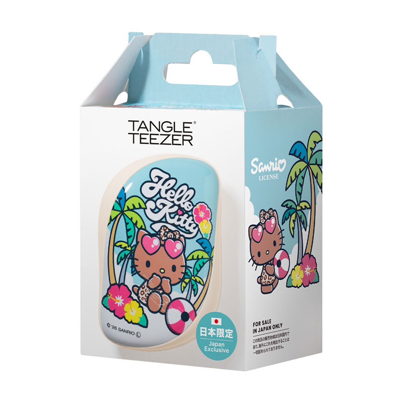 Sanrio Tanned Hello Kitty x TANGLE TEEZER Hair Care Brush Compact Styler