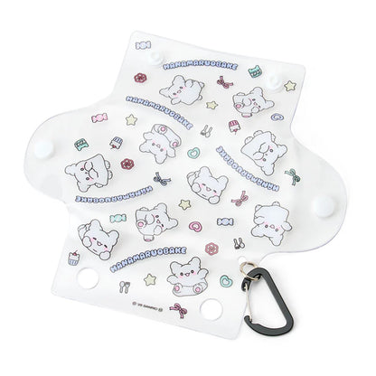 Sanrio Hanamaruobake Clear Multi Case Flyer (Pastel Sweets Pop)
