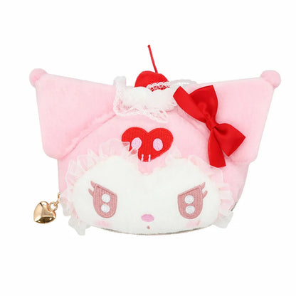 Sanrio Kuromi Character-shaped pouch (whipped cherry)