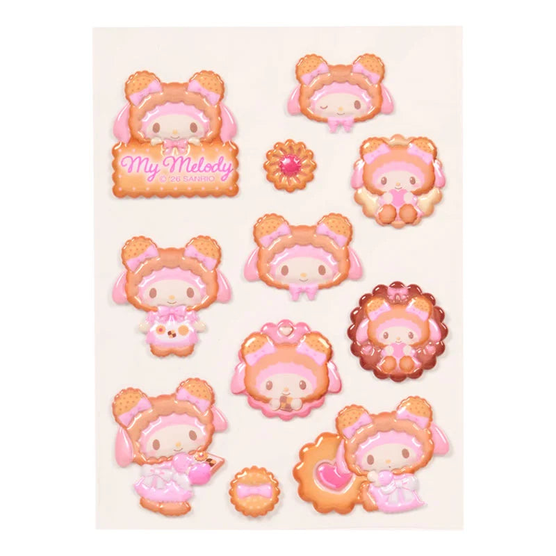 Sanrio My Melody Sticker Set (Cookie Mokomoko Bear)