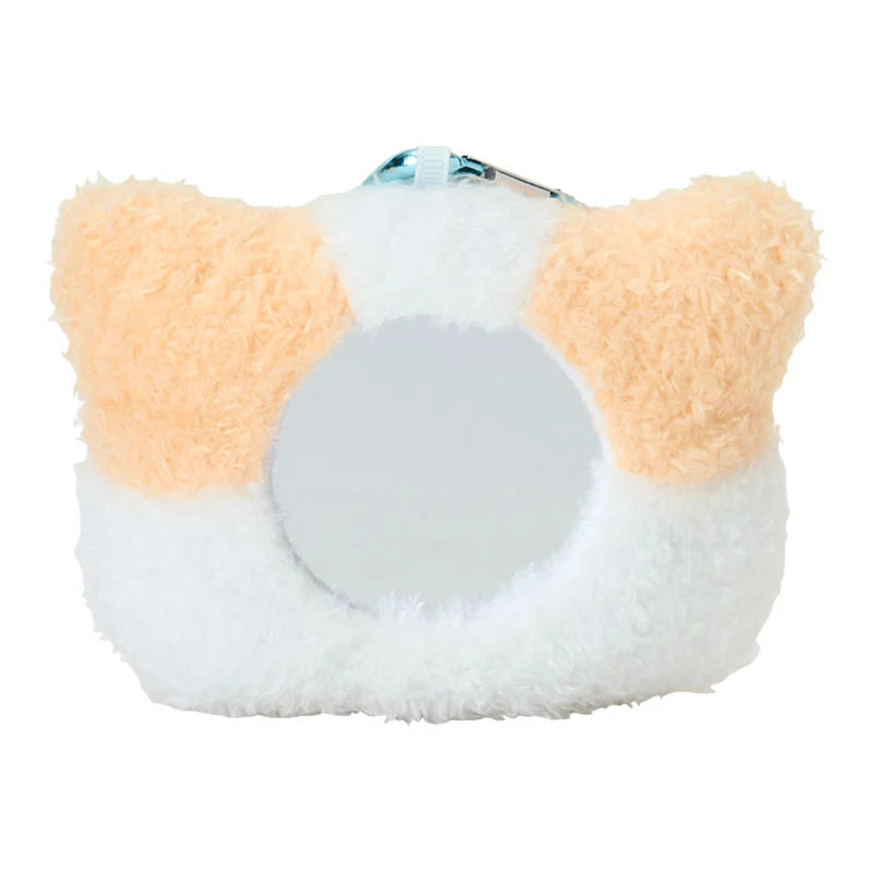 Sanrio Mashumaromitaina fuwa fuwa nyanko Plush Mirror