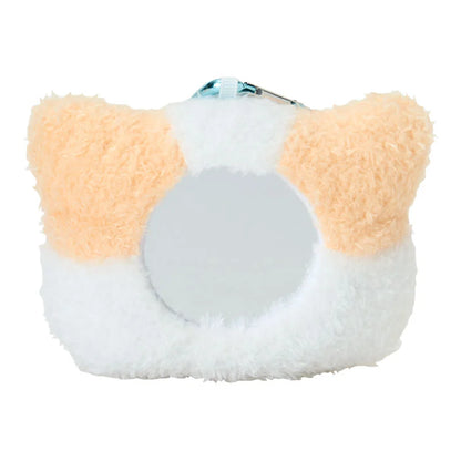 Sanrio Mashumaromitaina fuwa fuwa nyanko Plush Mirror
