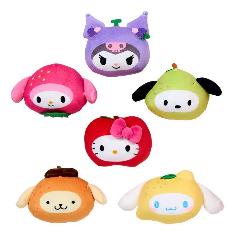 Sanrio Characters  Cushion with mascot (fruit design)