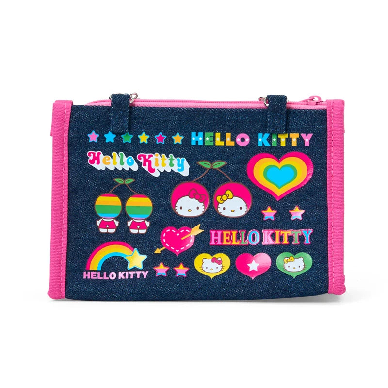 Sanrio Hello Kitty Denim pouch (Munekyun Heisei Girls' Items)