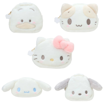 Sanrio Face-shaped Pouch (Nap on Fluffy White Cloud)