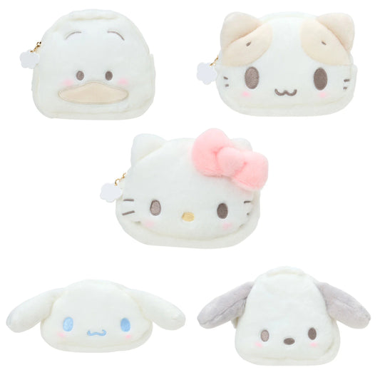 Sanrio Face-shaped Pouch (Nap on Fluffy White Cloud)