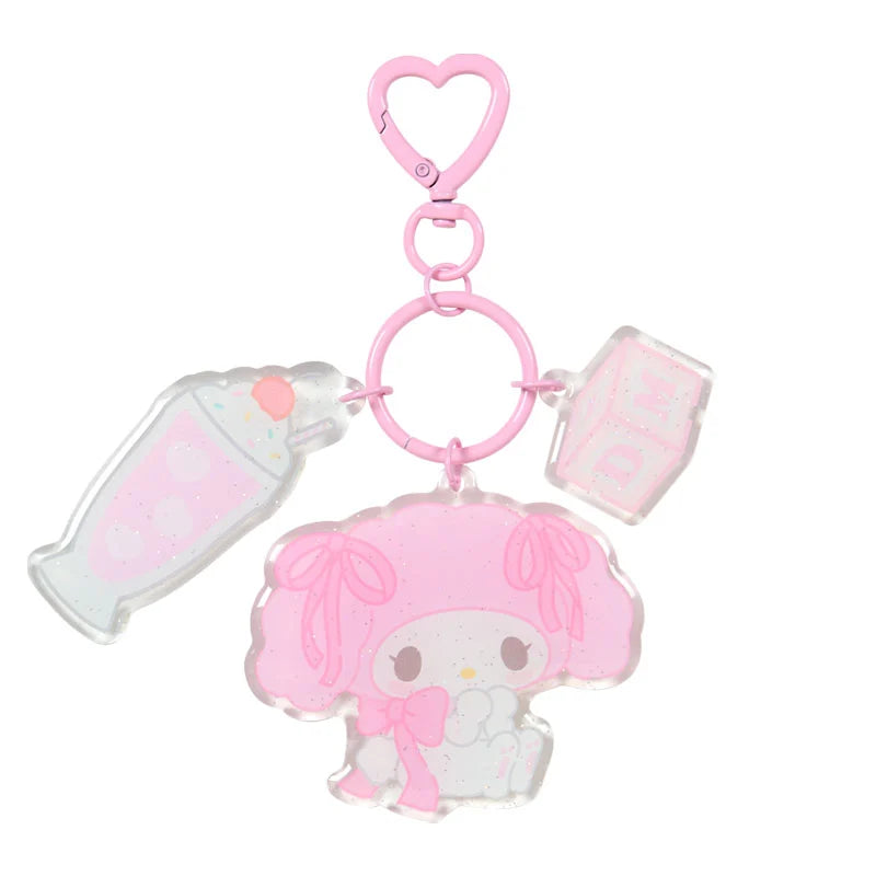 Sanrio Acrylic keychain (pastel color toy)