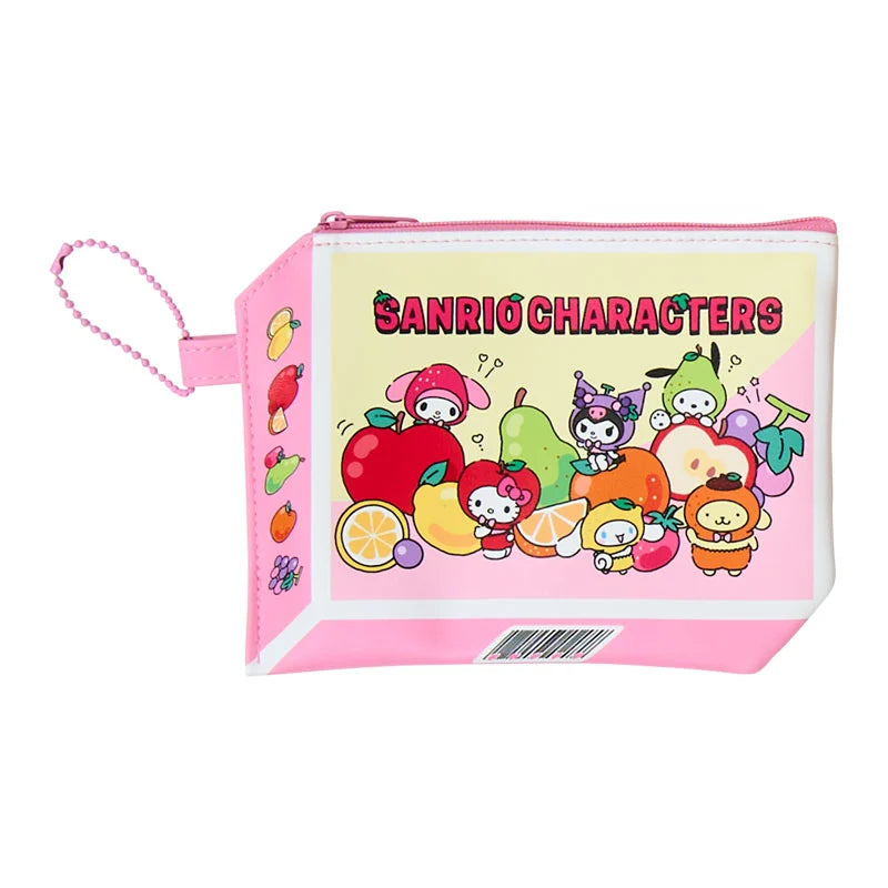 Sanrio Characters  Eco-friendly bag with case (fruit design)