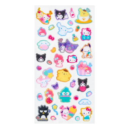 Sanrio Characters  Resin filling Sticker with glitter (Simple Cute!)