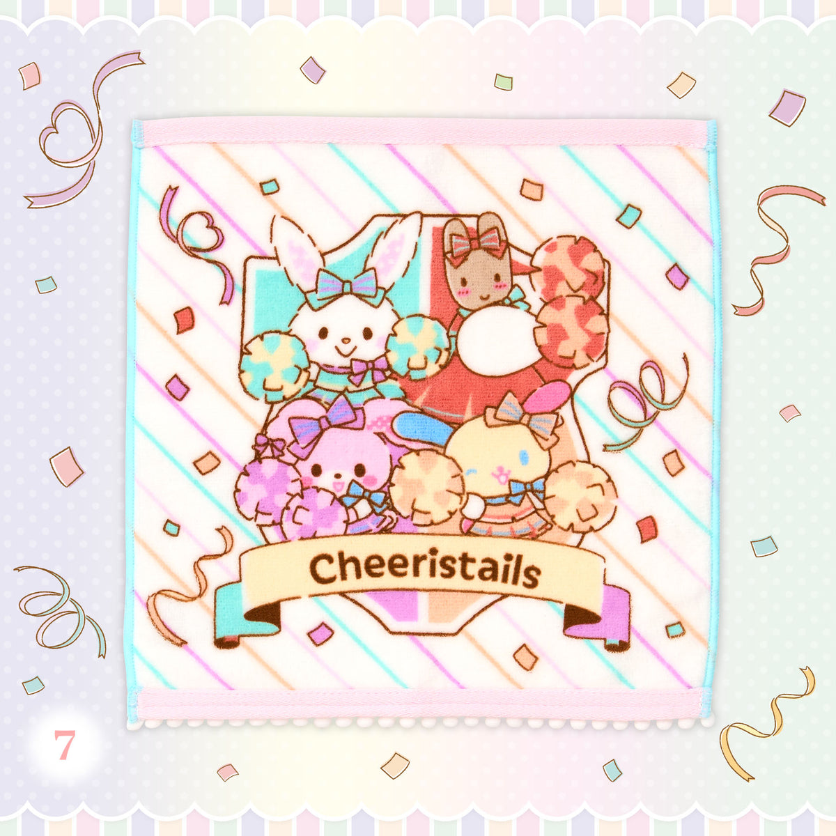 Sanrio Petit Towel (Support everyone! Cheeristails)