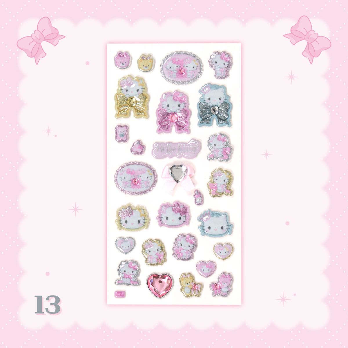 Sanrio Hello Kitty Sticker Sheet (Hello Kitty's favourite)