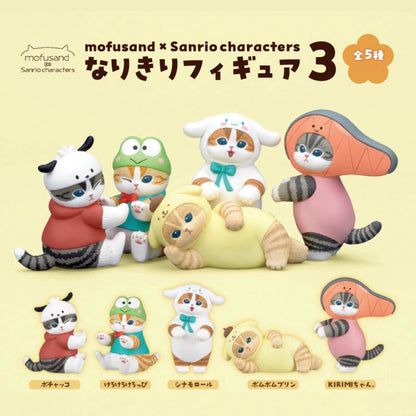 Mofusand x Sanrio Characters Narikiri Figure 3