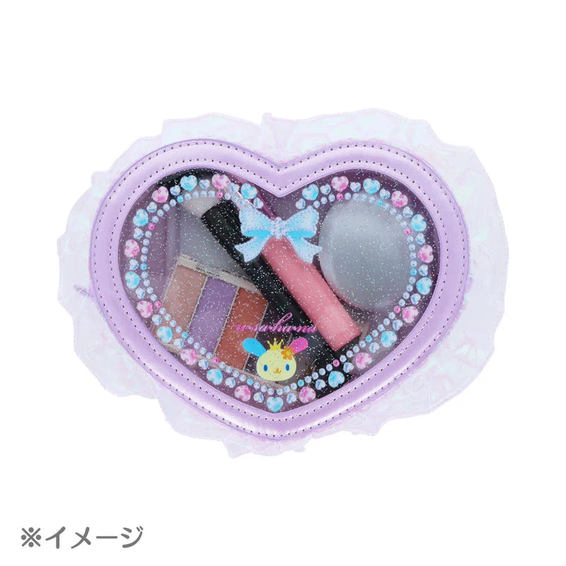 Sanrio Heart-shaped clear pouch (ballet core)