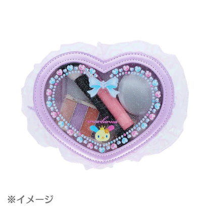 Sanrio Heart-shaped clear pouch (ballet core)