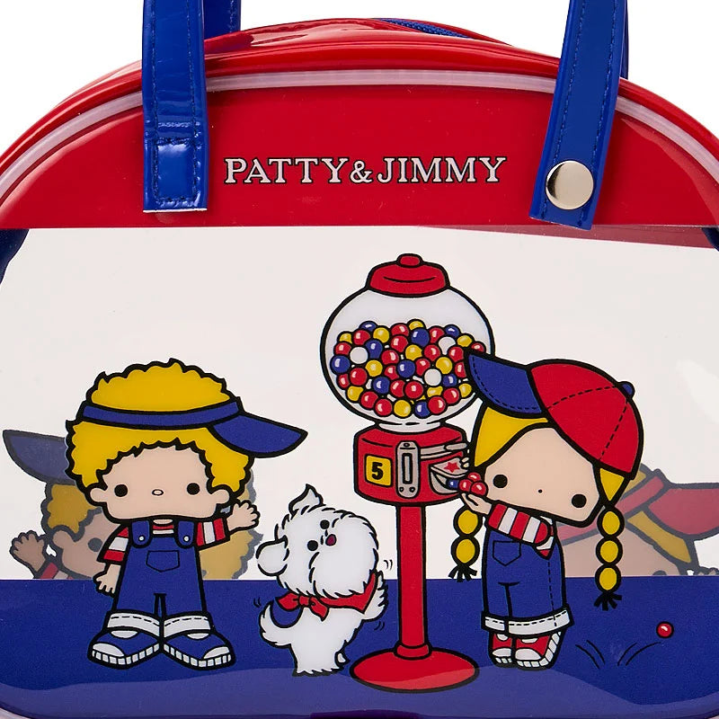 Sanrio Patty & Jimmy  Boston bag style pouch