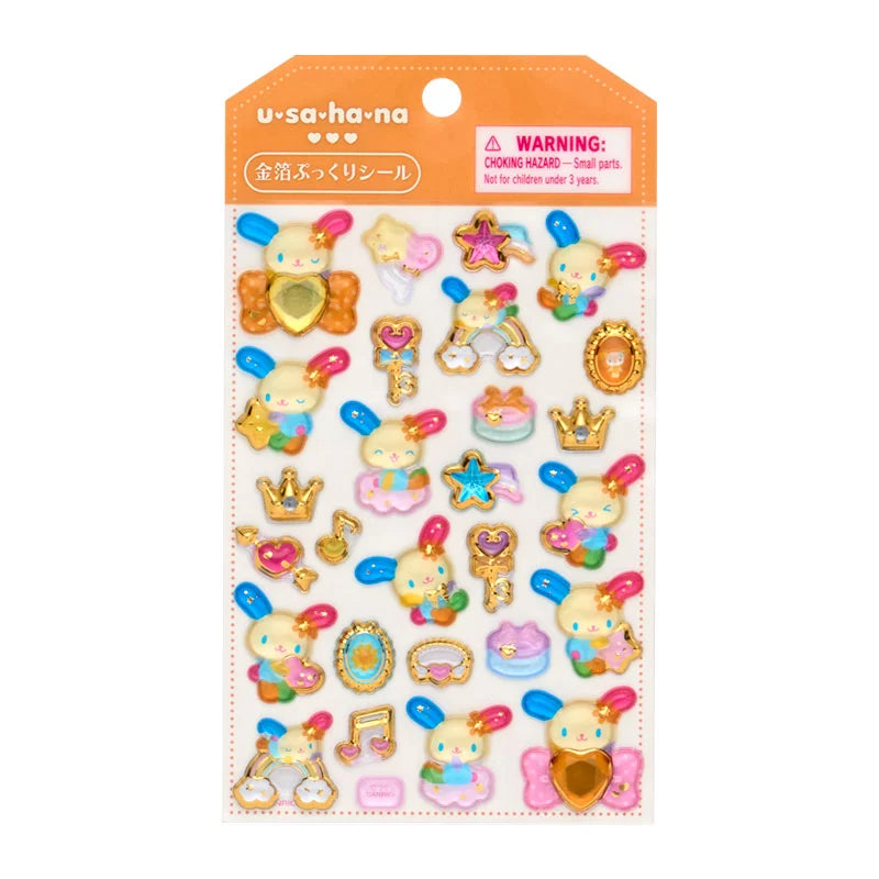 Sanrio Gold leaf plump Sticker (Character sticker friend)
