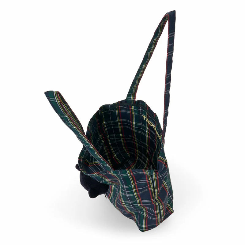 Sanrio Chococat Tote bag with mascot (tartan)