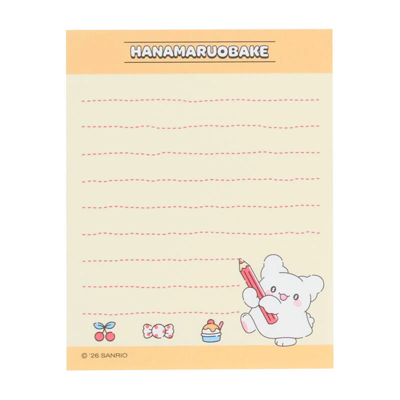 Sanrio Hanamaruobake Pata pata memo pad (with friends)