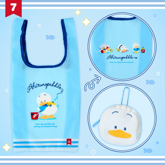 Sanrio Ahiruno Pekkle Eco bag with case (Pekkle & Pitch’s Summer days)