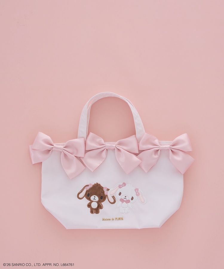 [Pre-order] Maison de FLEUR  x Sugarbunnies Volume Ribbon Tote Bag