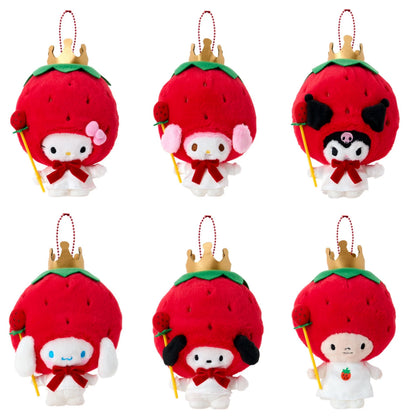 Sanrio Characters Mascot holder (Strawberry King Costume)